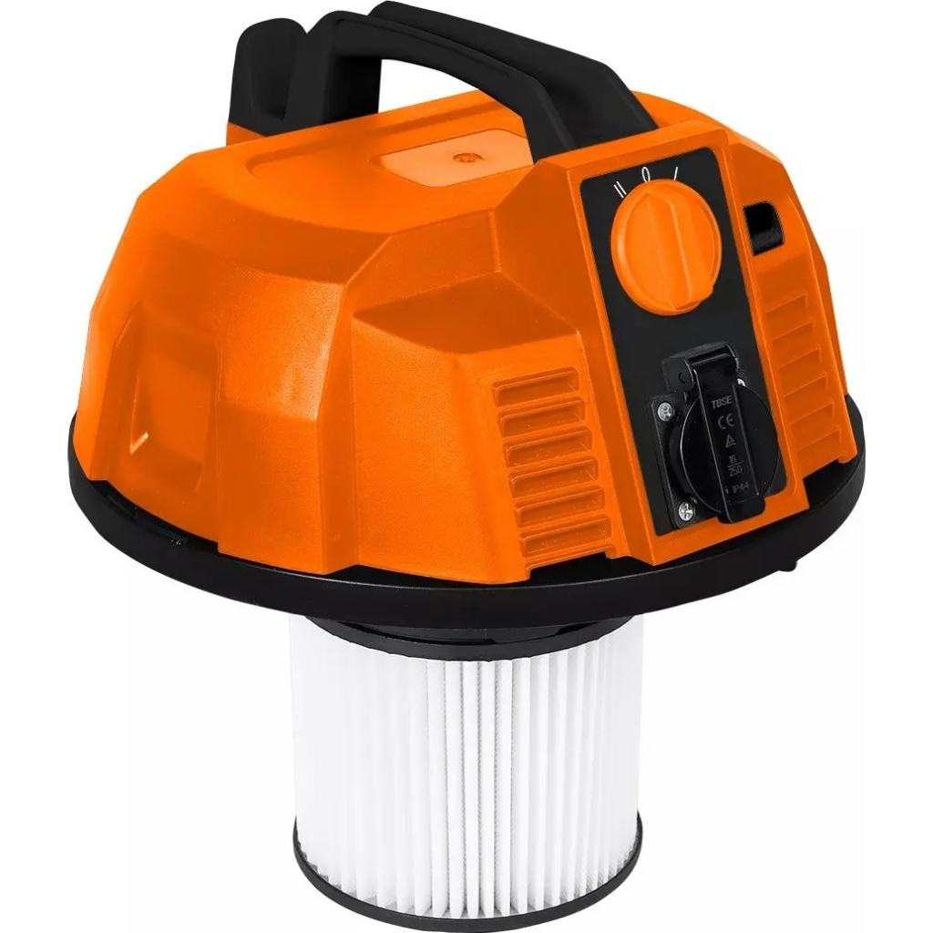 Пилосос будівельний Neo Tools 1600Вт, 18 кПа, 35л, HEPA, колеса, 7.5кг (04-739) - изображение 8