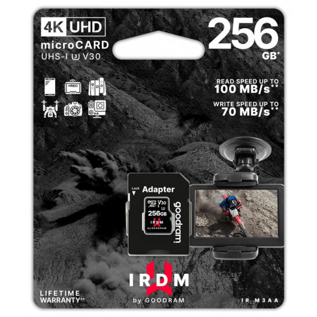 Карта пам'яті Goodram 256GB microSDXC class 10 UHS-I/U3 IRDM (IR-M3AA-2560R12) - зображення 3