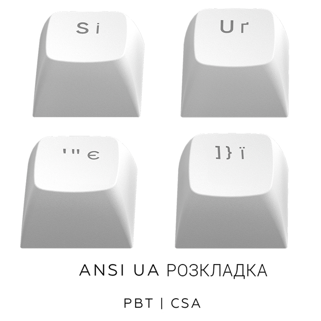 Клавіатура Dark Project ALU81 Terra Nostra PBT RGB Mech G3MS Moonstone White (DPKB_NOSTRA_81_ANSI_WHITE_UA) - зображення 10