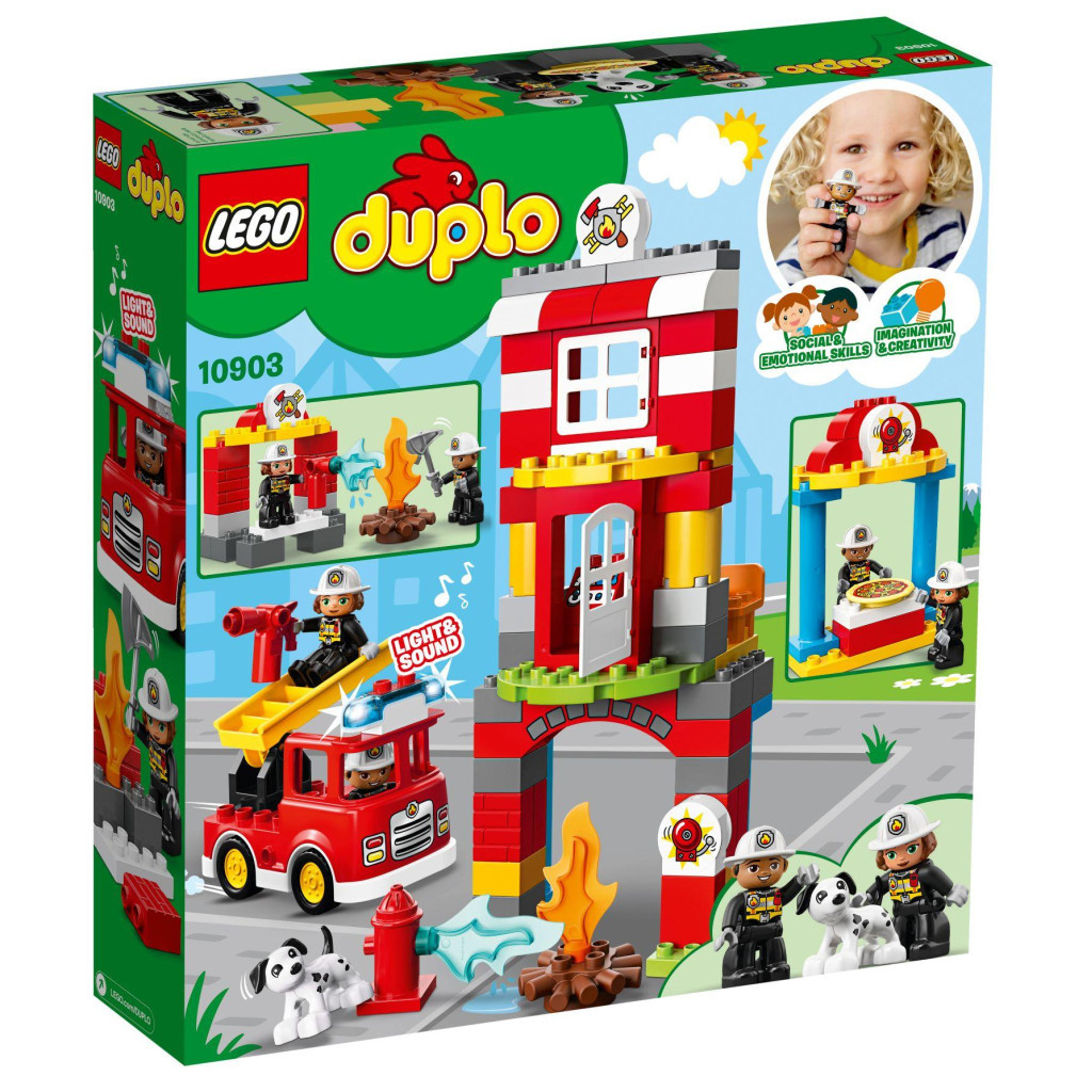 Конструктор LEGO DUPLO Пожежне депо 76 деталей (10903) - зображення 5