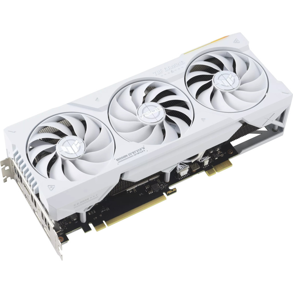 Відеокарта ASUS GeForce RTX4070Ti SUPER 16Gb BTF WHITE OC Edition (TUF-RTX4070TIS-O16G-BTF-WHITE) - зображення 2