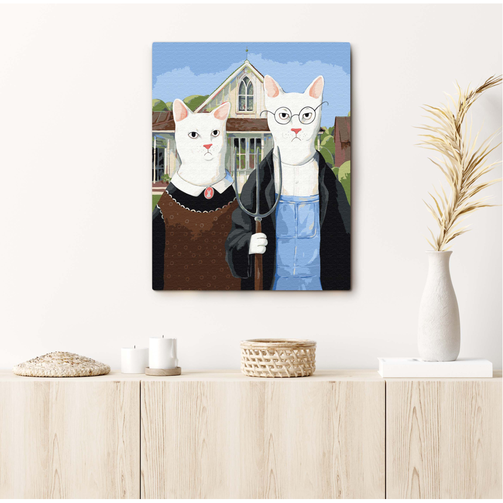 Картина по номерам Orner Українські Котики 40х50 см (orner-1526) - зображення 5