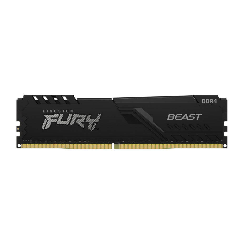 Модуль пам'яті для комп'ютера DDR4 16GB (2x8GB) 3600 MHz Fury Beast Black Kingston Fury (ex.HyperX) (KF436C17BBK2/16) - изображение 3