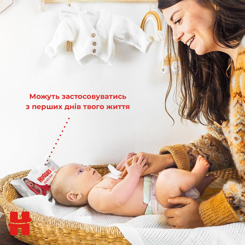 Дитячі вологі серветки Huggies Simply Clean 72 шт (5029053582238) - зображення 7