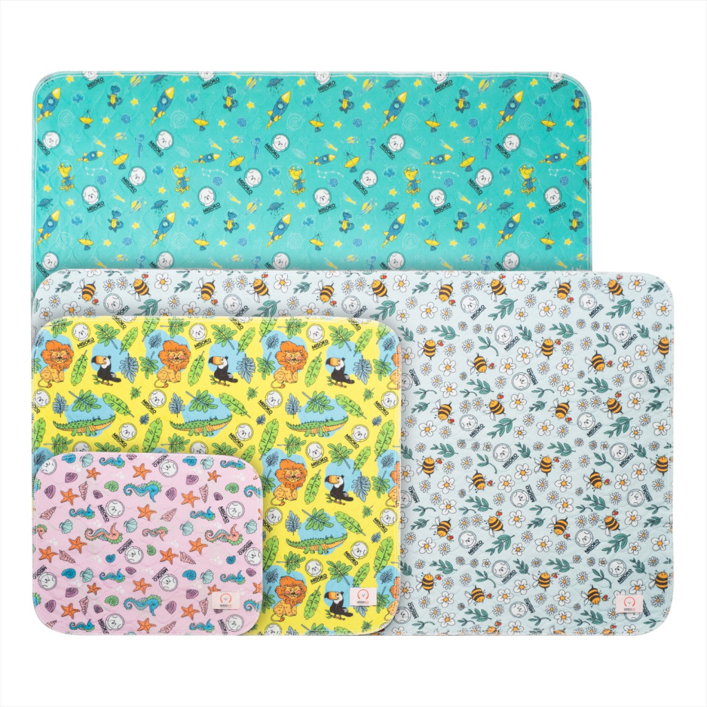 Пелюшки для собак MISOKO&CO Багаторазова з ракетами 70х80 см 2 шт м’ятна (HAINMSK70046) - изображение 4