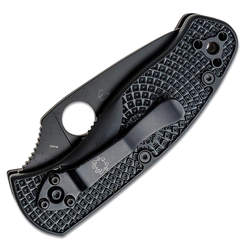 Ніж Spyderco Persistence FRN Black Blade напівсеррейтор (C136PSBBK) - зображення 4