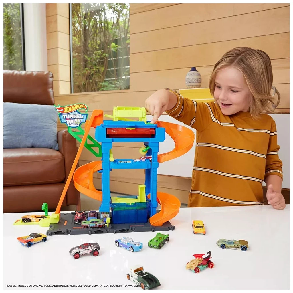 Автотрек Hot Wheels City Автомийка: Скажені віражі (HTN80) - зображення 6