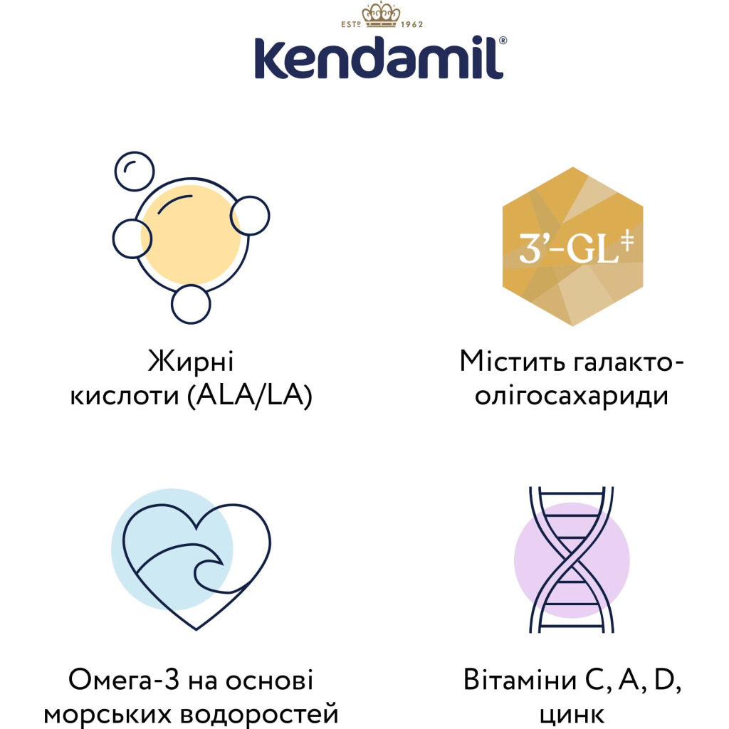 Дитяча суміш Kendamil Goat 2 на козячому молоці 6-12 місяців 800 г (92000019) - изображение 3