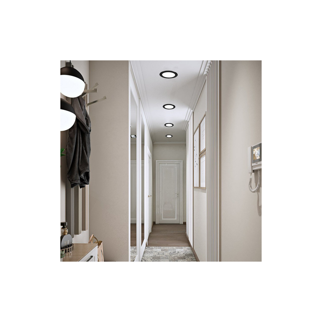 Світильник Eurolamp LED 9W 4000K (LED-DLR-9/4(new)(black)) - зображення 4