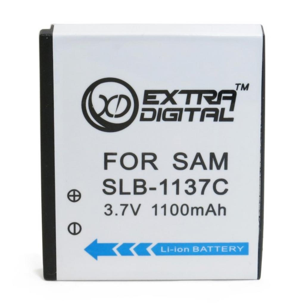 Акумулятор до фото/відео Extradigital Samsung SLB-1137C, Li-ion, 1100 mAh (DV00DV1326) - зображення 2