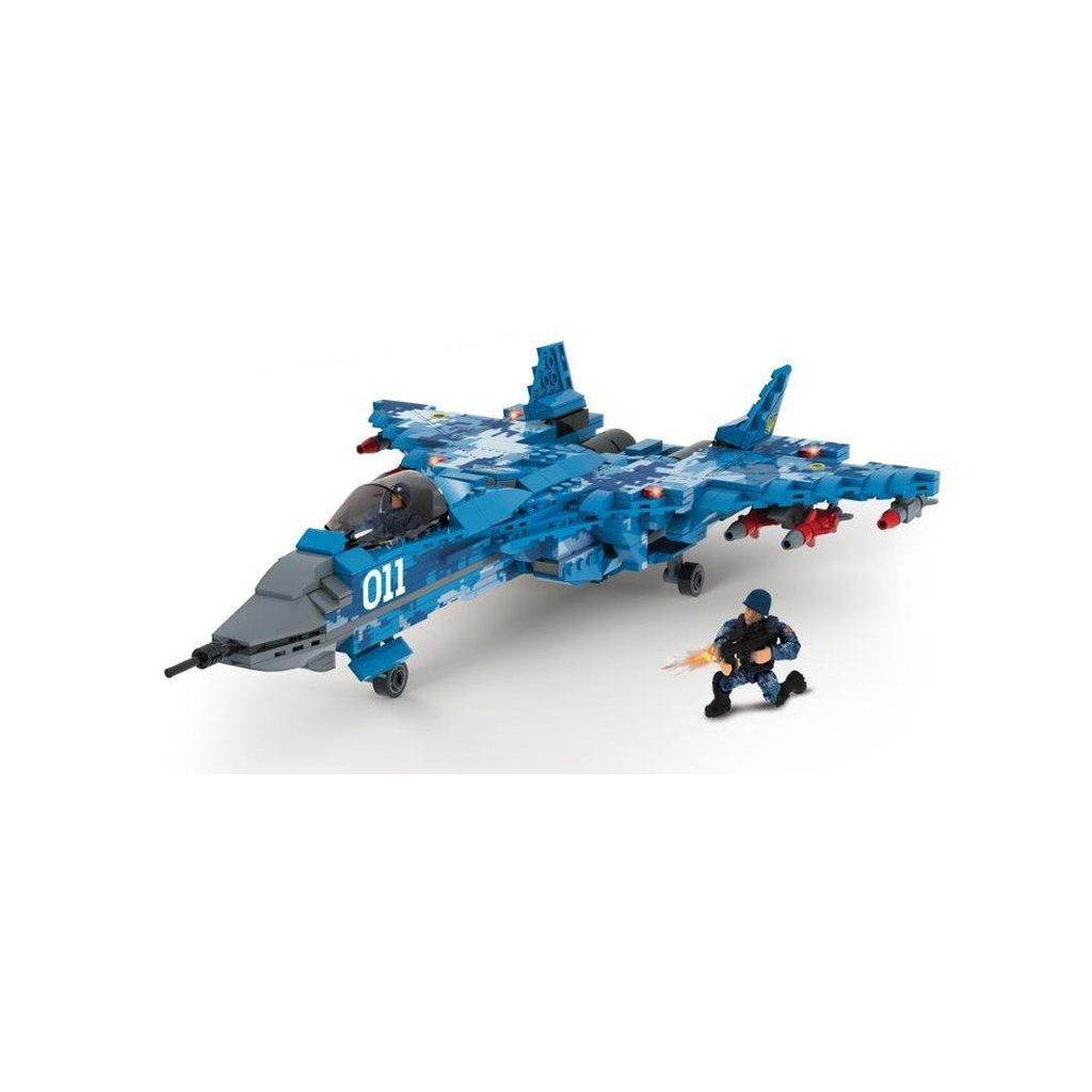 Конструктор iBlock Армія Винищувач СУ-27 618 деталей (PL-921-389) - зображення 2