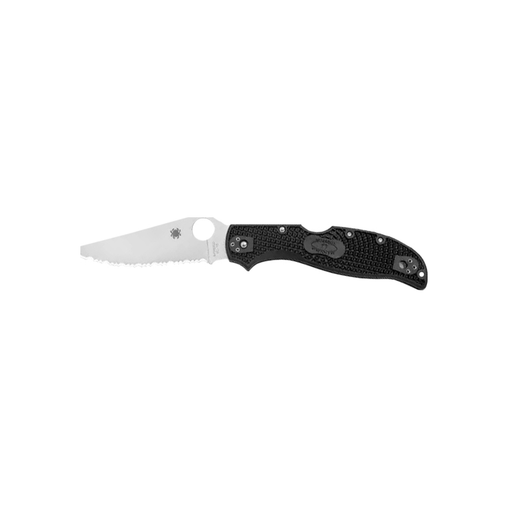 Ніж Spyderco Strech 2 XL Serrated Black (C258SBK) - зображення 1