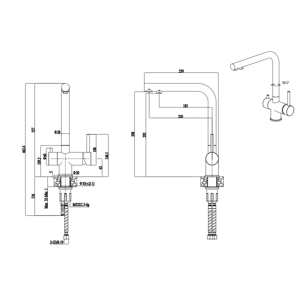 Змішувач Interline Storm new Sateen - зображення 8