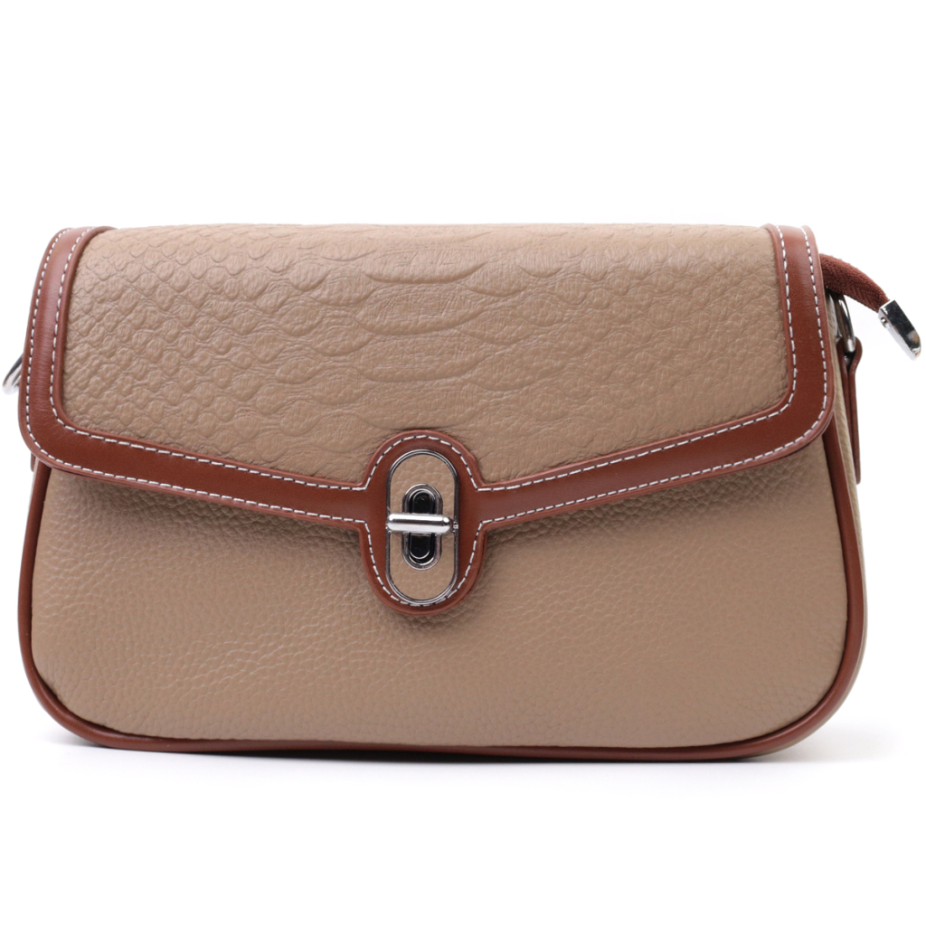 Сумка Vintage З натуральної шкіри Бежева (22620) - зображення 5