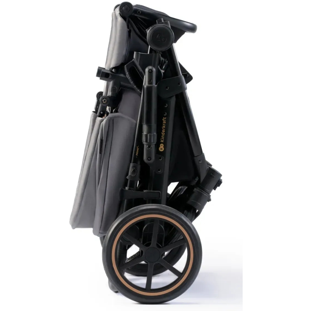 Коляска Kinderkraft 2 в 1 Prime 2 Shadow Grey (KSPRIM02GRY2000) (5902533922932) - зображення 3