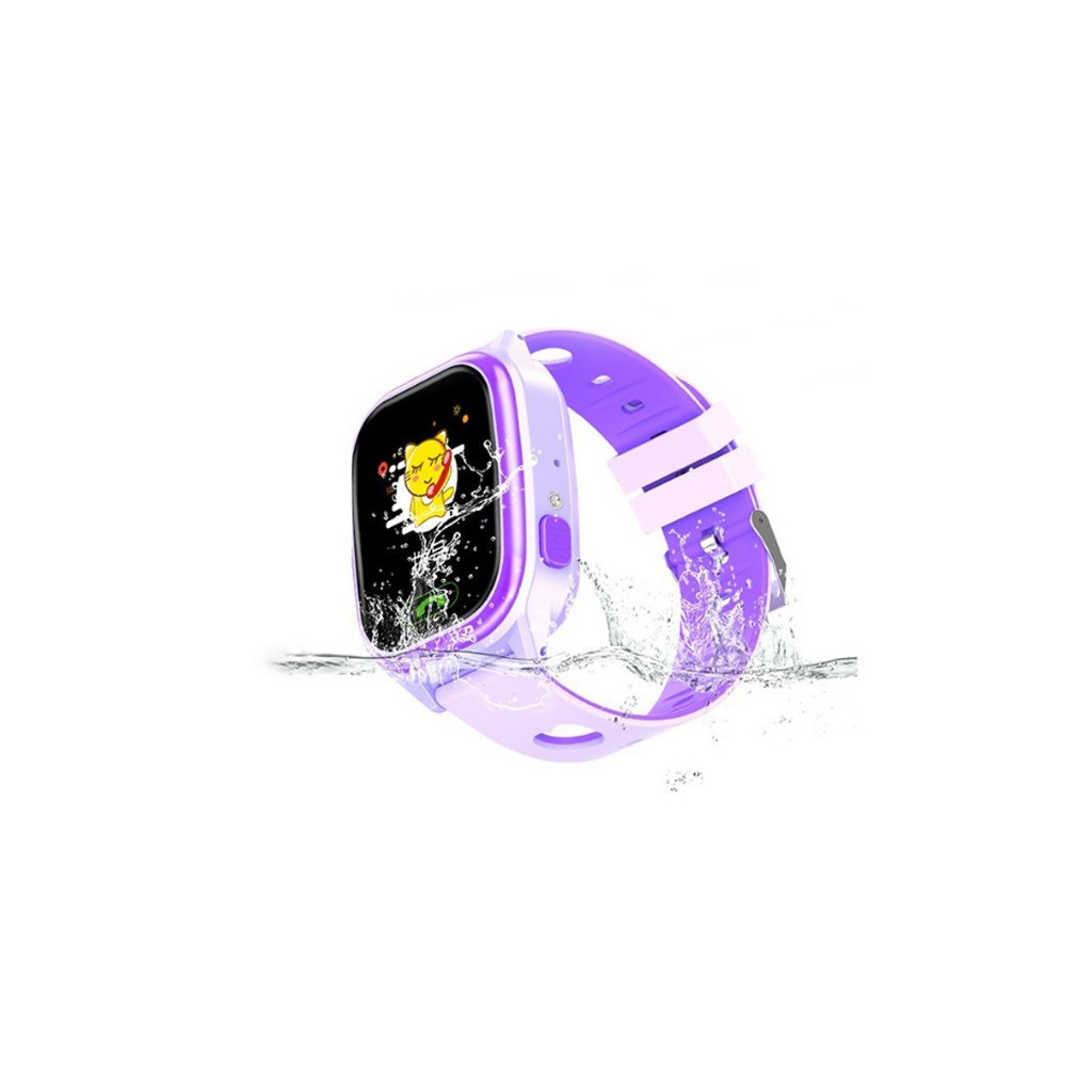 Смарт-годинник Extradigital WTC01 Purple Kids smart watch-phone (ESW2301) - зображення 6