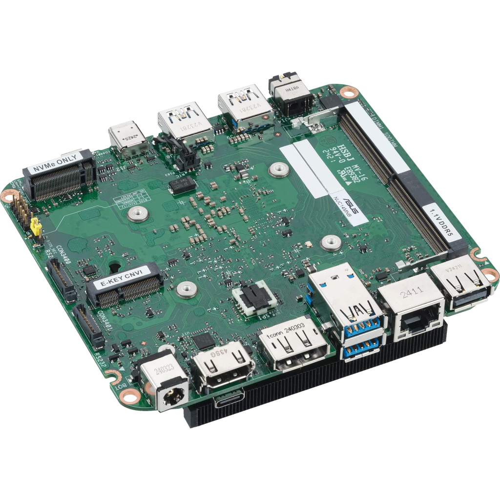 Комп'ютер ASUS NUC 14 Essential RNUC14MNK9700002 Slim Kit(L6) / N97, M.2 22x80 NVMe & SATA SSD, EU Cord (90AR00M2-M00080) - зображення 8