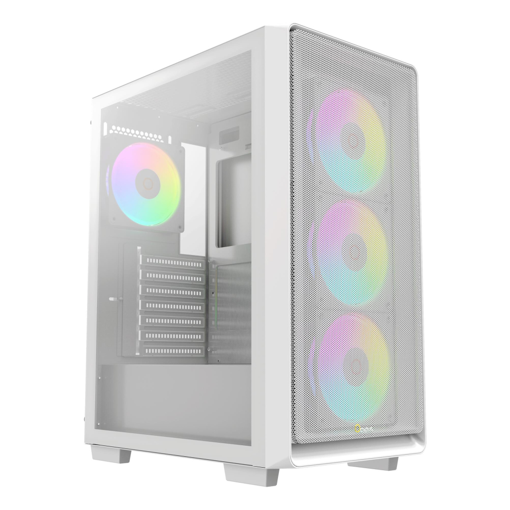 Корпус для ПК OCYPUS GAMMA C60 WH ARGB (GAMMA-C60-WHG400XX-GL) - зображення 4
