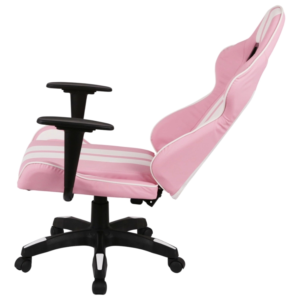 Крісло ігрове Аклас Стрік Light ANF Рожевий (PU-рожевий/білий) (00160345) - зображення 6