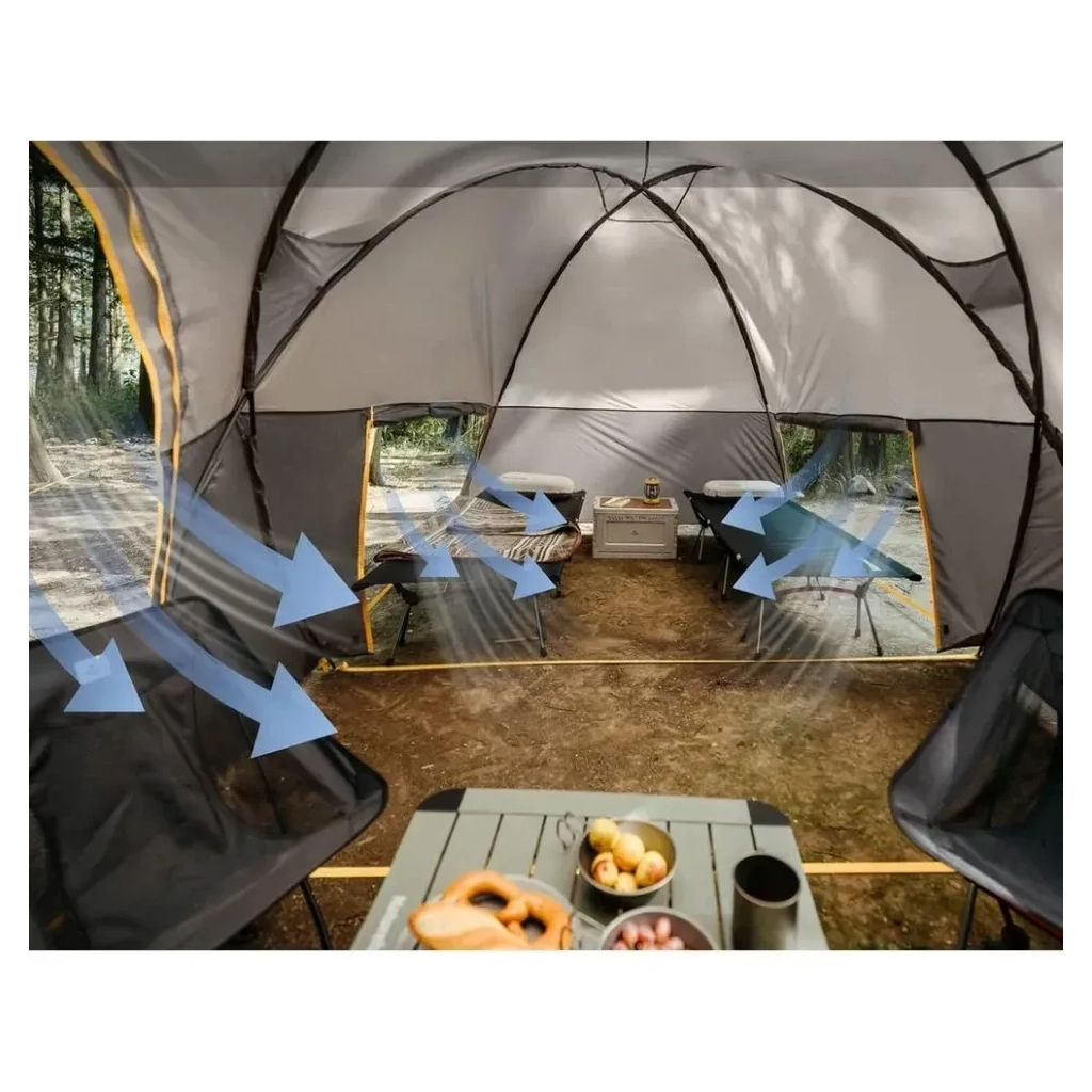 Намет Naturehike шестимісний KOTA 6, CNK2450WS031, 75D, світло-коричневий (6927595760666) - зображення 7