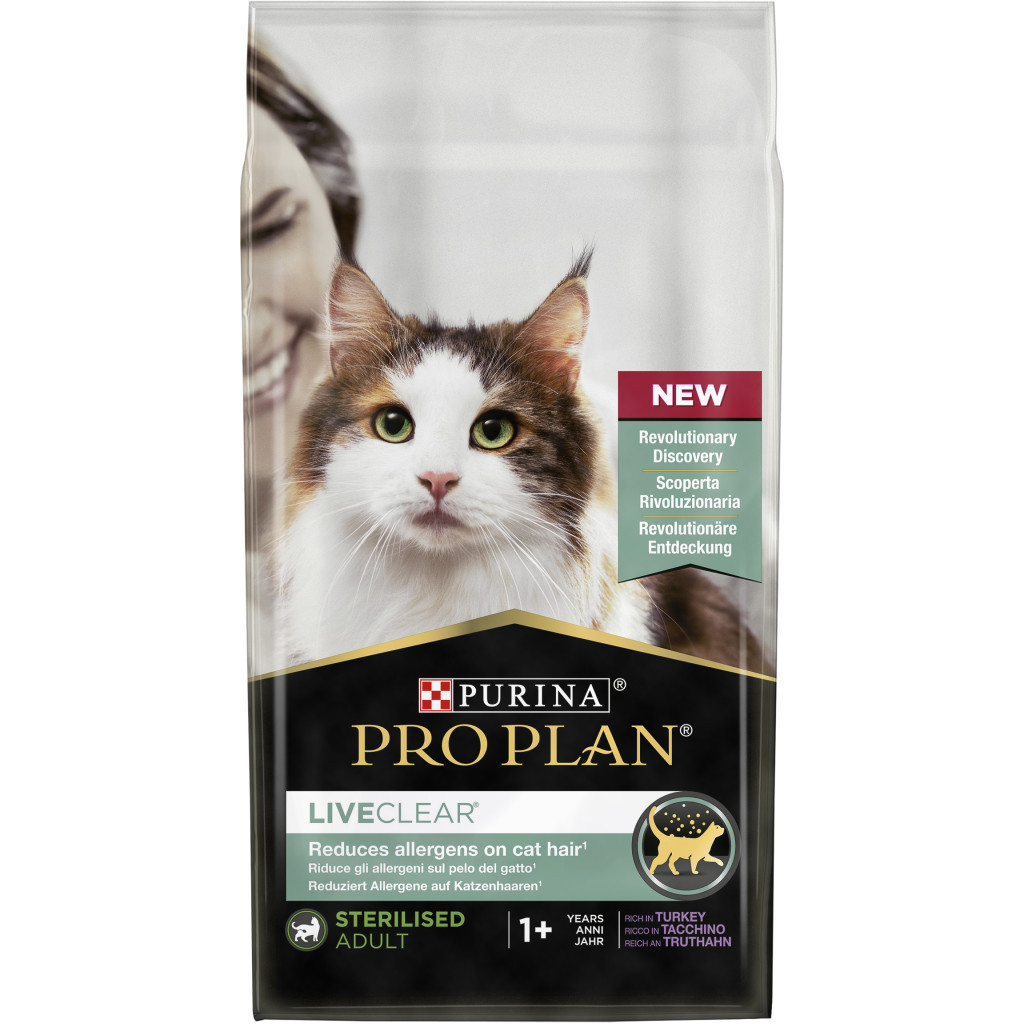 Сухий корм для кішок Purina Pro Plan LiveClear для стерилізованих котів з індичкою 1.4 кг (7613287232564) - зображення 2