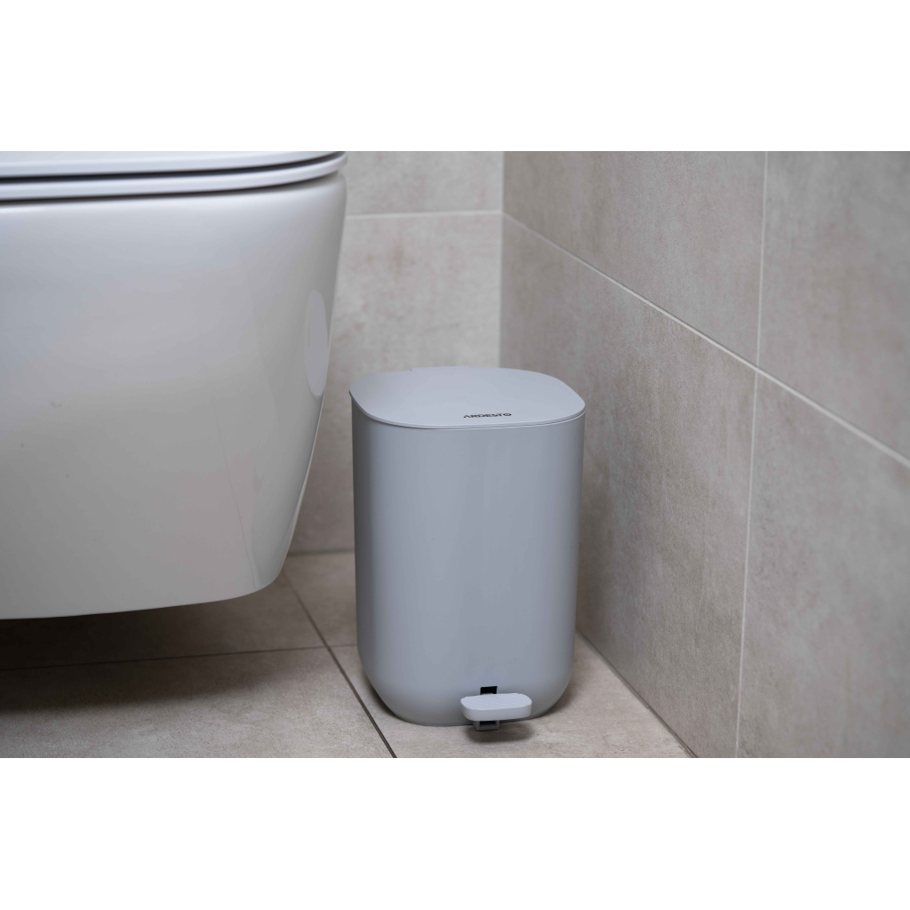 Контейнер для сміття Ardesto Vigor З педаллю Сірий 3 л (ARHB3602G) - изображение 2
