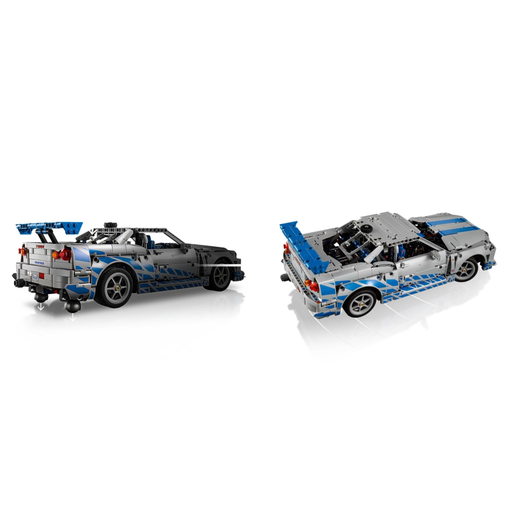 Конструктор LEGO Technic Подвійний форсаж Автомобіль Nissan Skyline GT-R (42210) - зображення 6