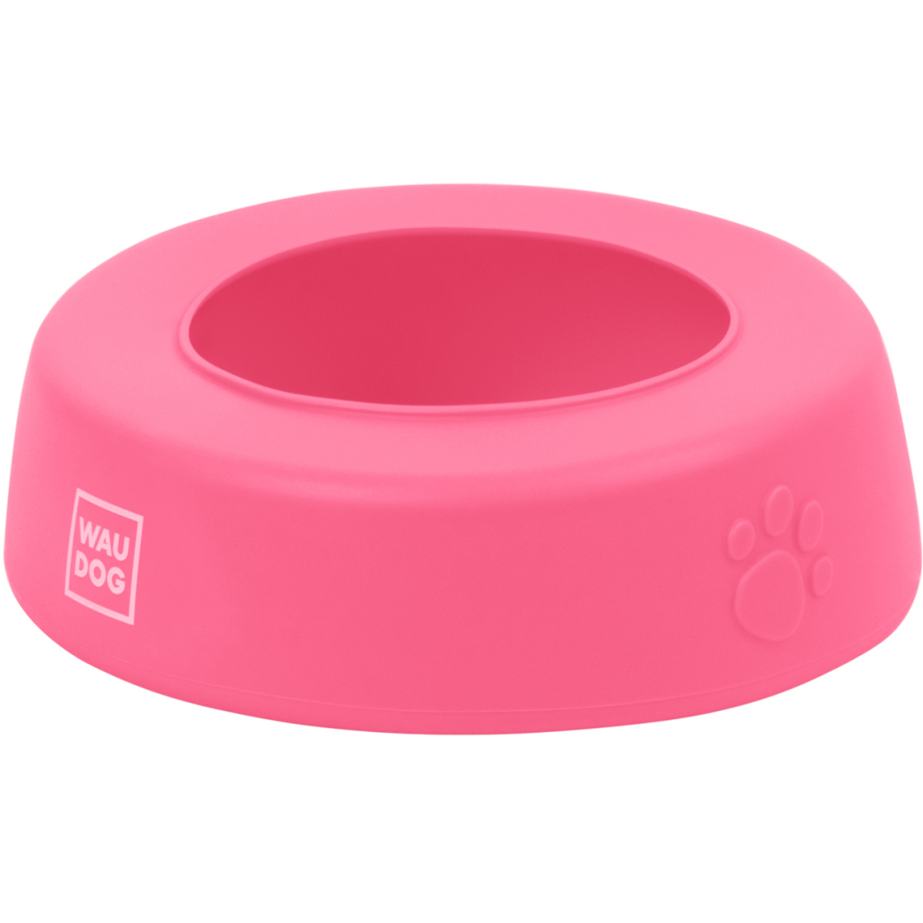 Посуд для собак WAUDOG Silicone Миска-непроливайка 1 л рожева (50797) - зображення 3