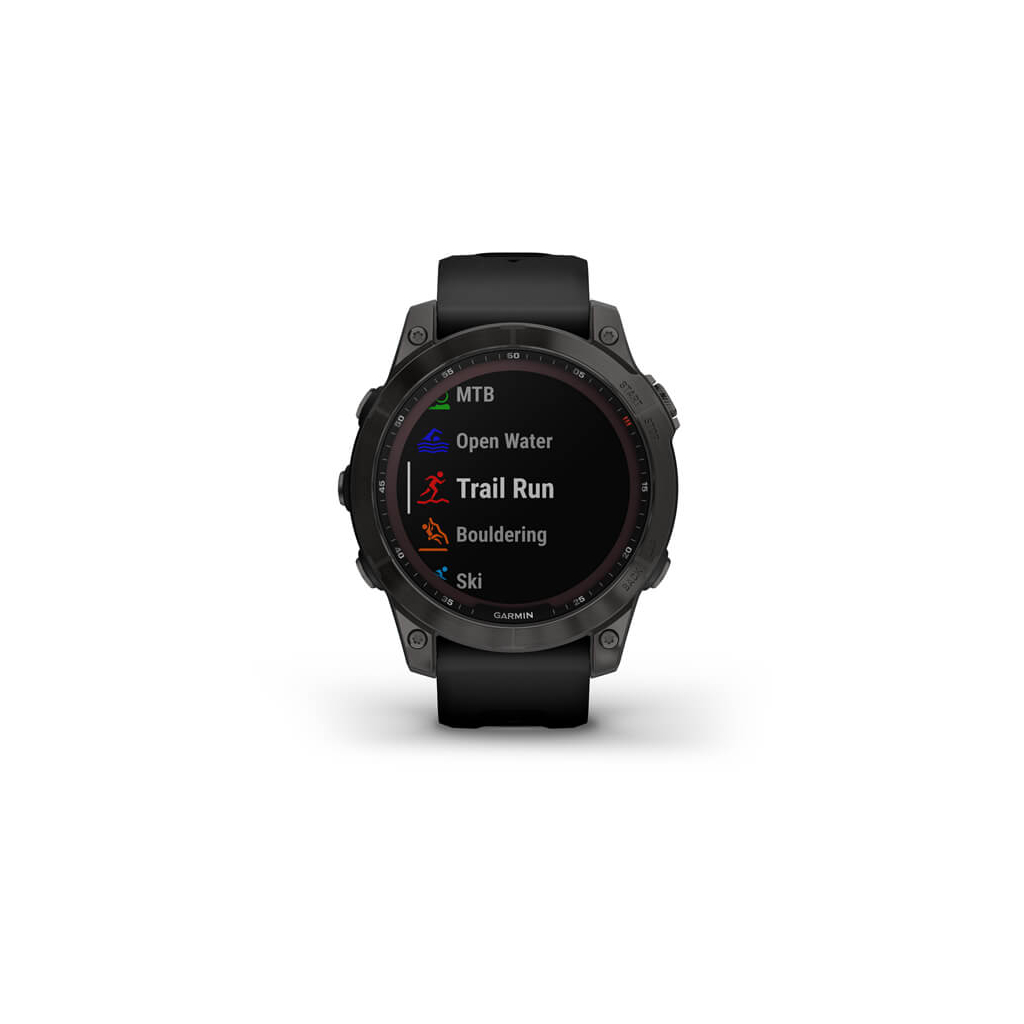 Смарт-годинник Garmin fenix 7 Sapph Solar, Black DLC Ti, GPS (010-02540-35) - зображення 6