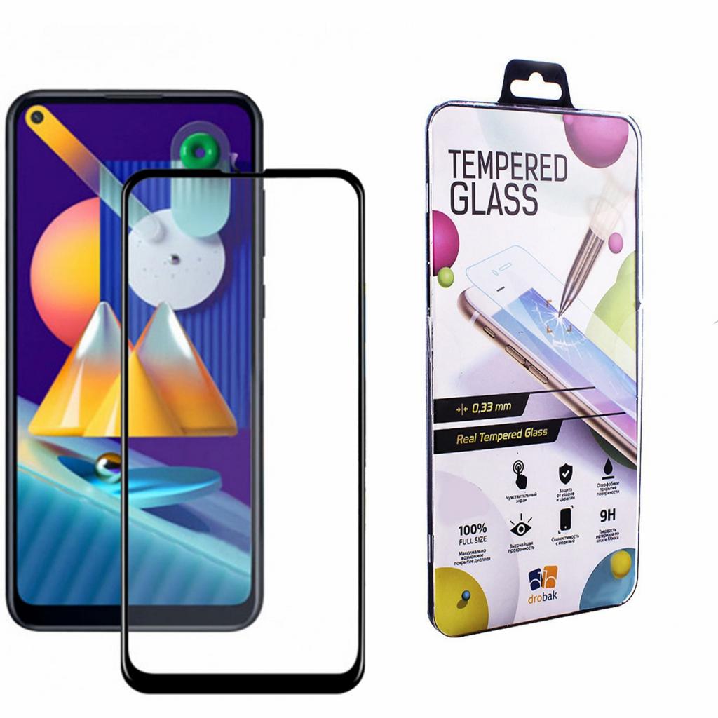 Скло захисне Drobak Ceramics Samsung Galaxy M11 (Black) (121234) - зображення 1