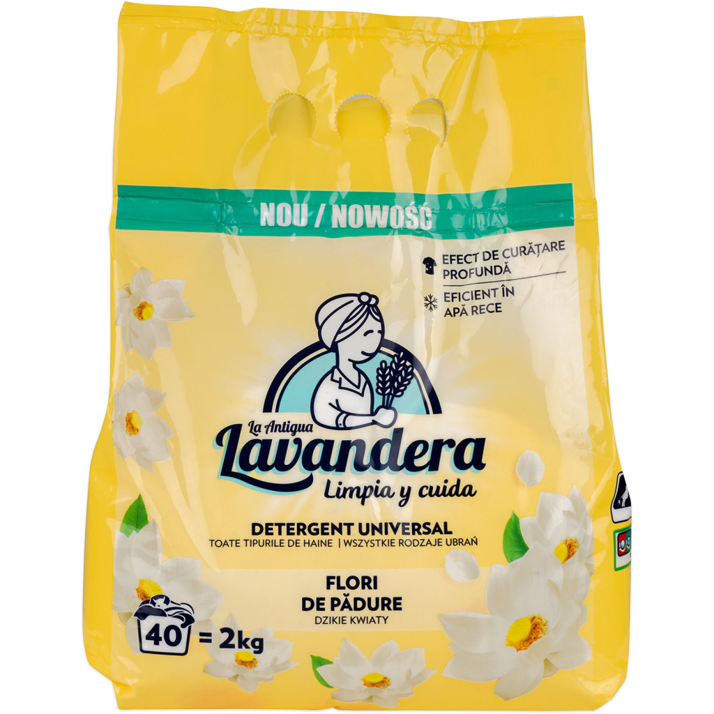 Пральний порошок La Antigua Lavandera Польові квіти 2 кг (8435495836780) - зображення 1