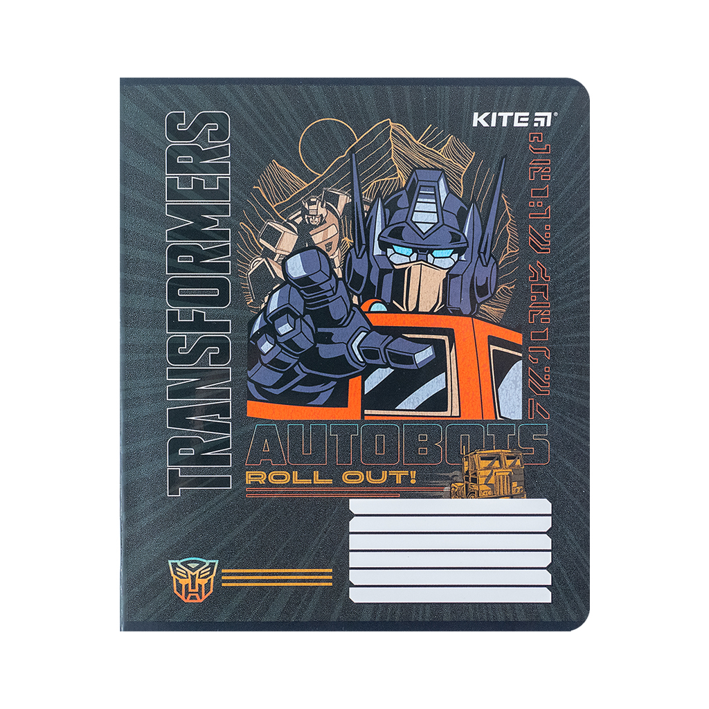 Зошит Kite Transformers 18 аркушів, клітинка (TF24-236) - зображення 9