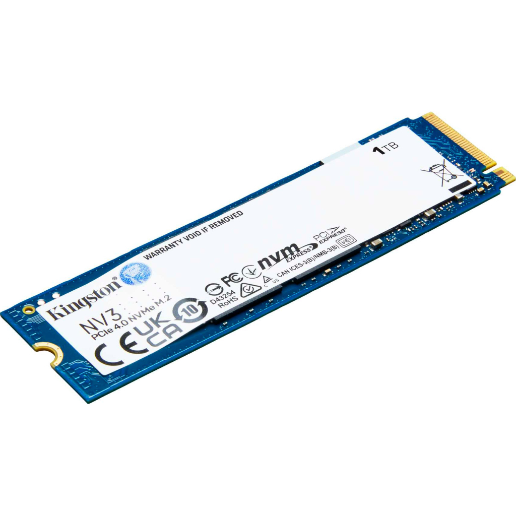 Накопичувач SSD M.2 2280 1TB Kingston (SNV3S/1000GBK) - зображення 2