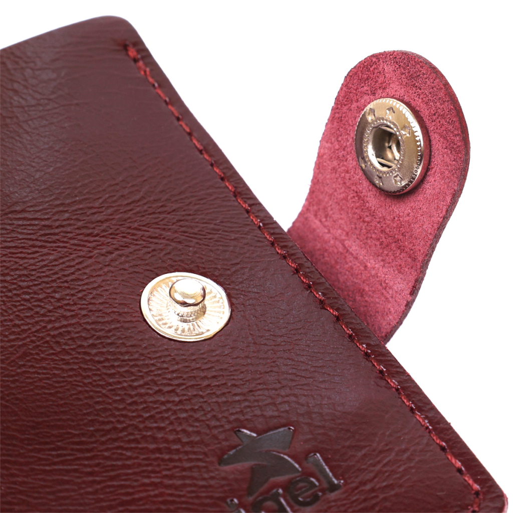 Портмоне Shvigel Шкіряне Бордове (16442) - зображення 5