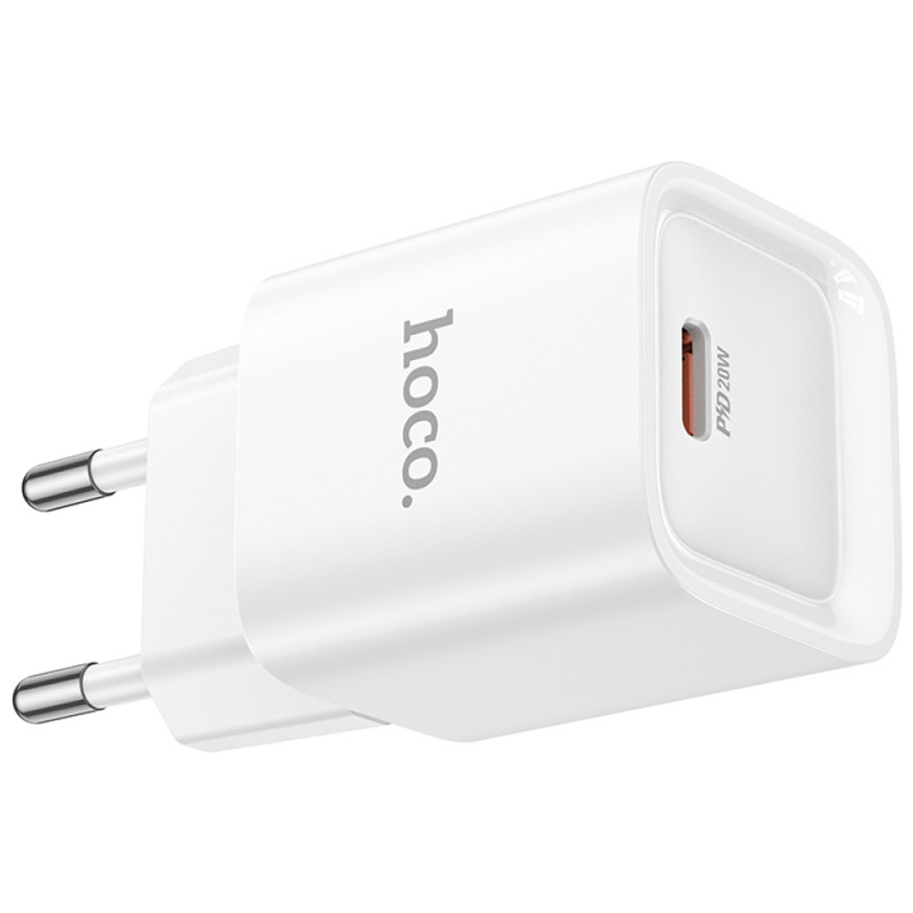 Зарядний пристрій HOCO C146A Charm USB-C PD20W White (6942007630245) - зображення 5