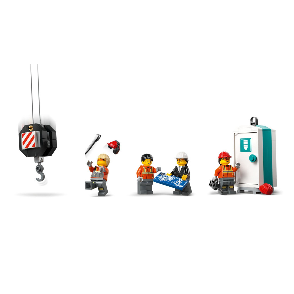 Конструктор LEGO City Жовтий пересувний будівельний кран (60409) - зображення 7