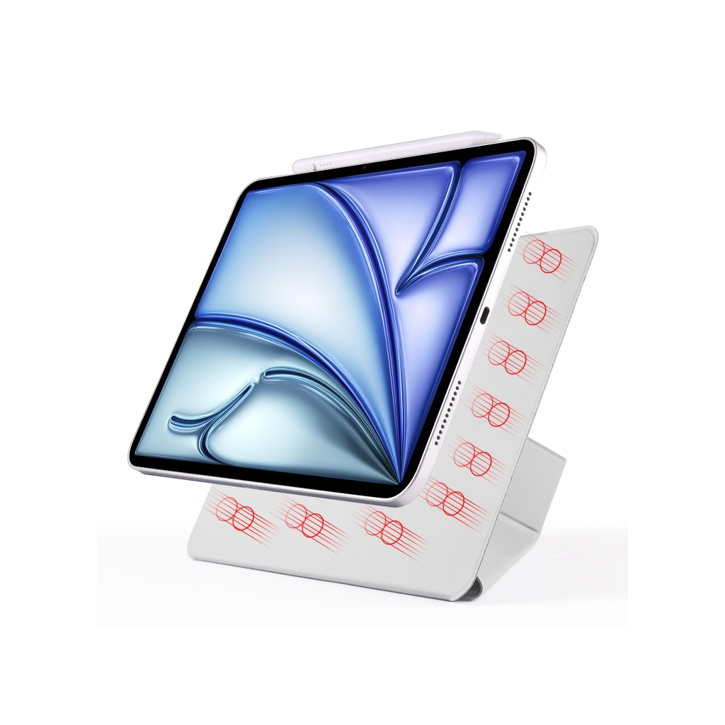 Чохол до планшета BeCover Ultra Slim Origami Magnetic Apple iPad Air (4/5) 2020/2022 10.9" Gray (712954) - зображення 7