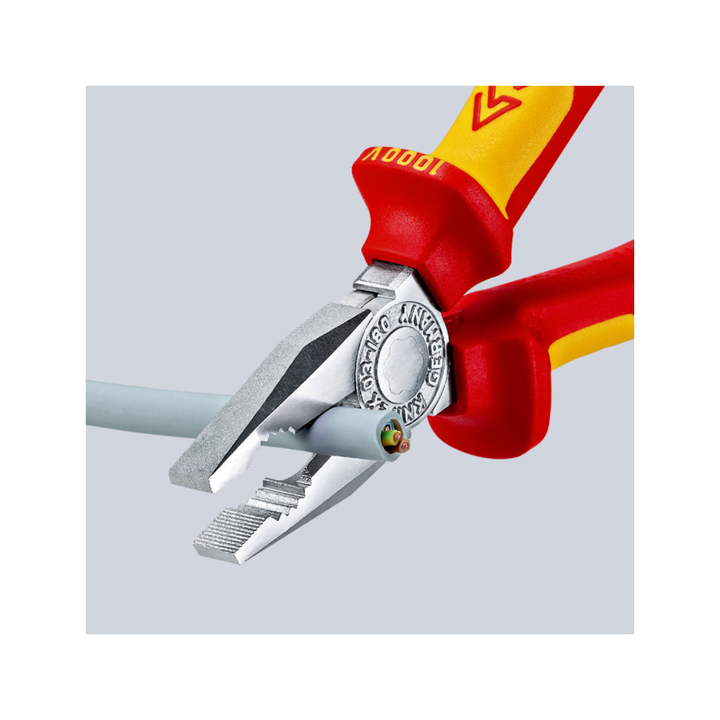 Плоскогубці KNIPEX комбіновані діелектричні VDE (03 06 160) - изображение 9