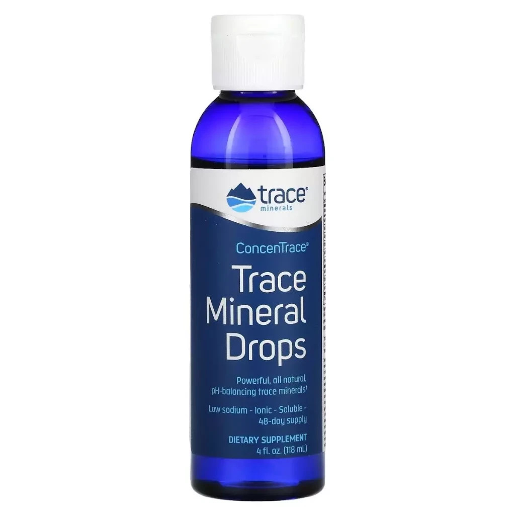 Мінерали Trace Minerals Полный спектр микроэлементов в каплях, ConcenTrace, Full Spectrum, (TMR-00006) - зображення 1