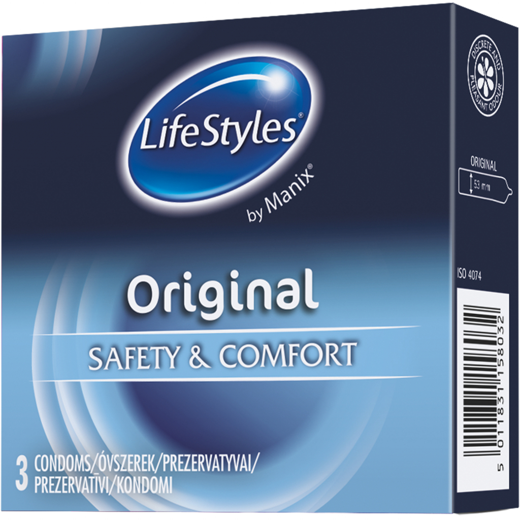 Презервативи LifeStyles Original 3 шт. (5011831158032) - зображення 1