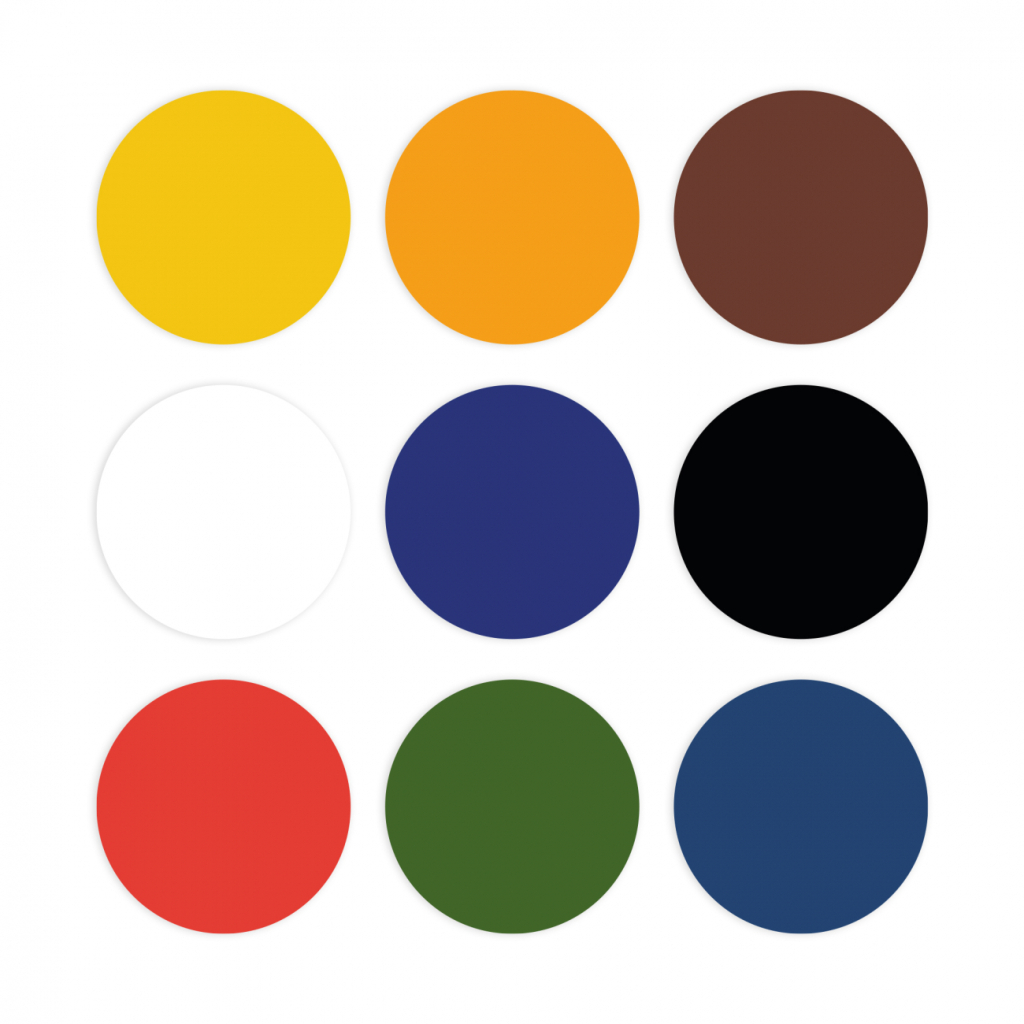 Гуашеві фарби Yes Orange Line 9 кольорів по 20 мл (230431) - изображение 5