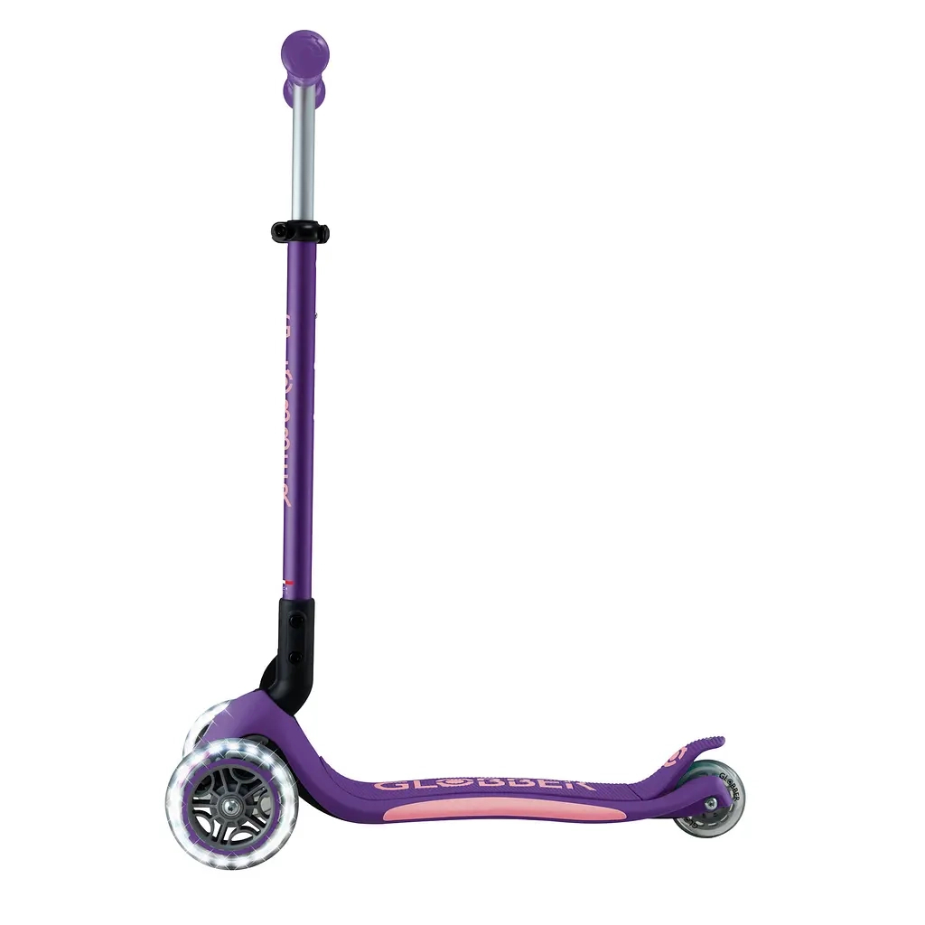 Самокат Globber серії Elite Lights фіолетово-рожевий Колеса з підсвічуванням (439-603-3) - зображення 4