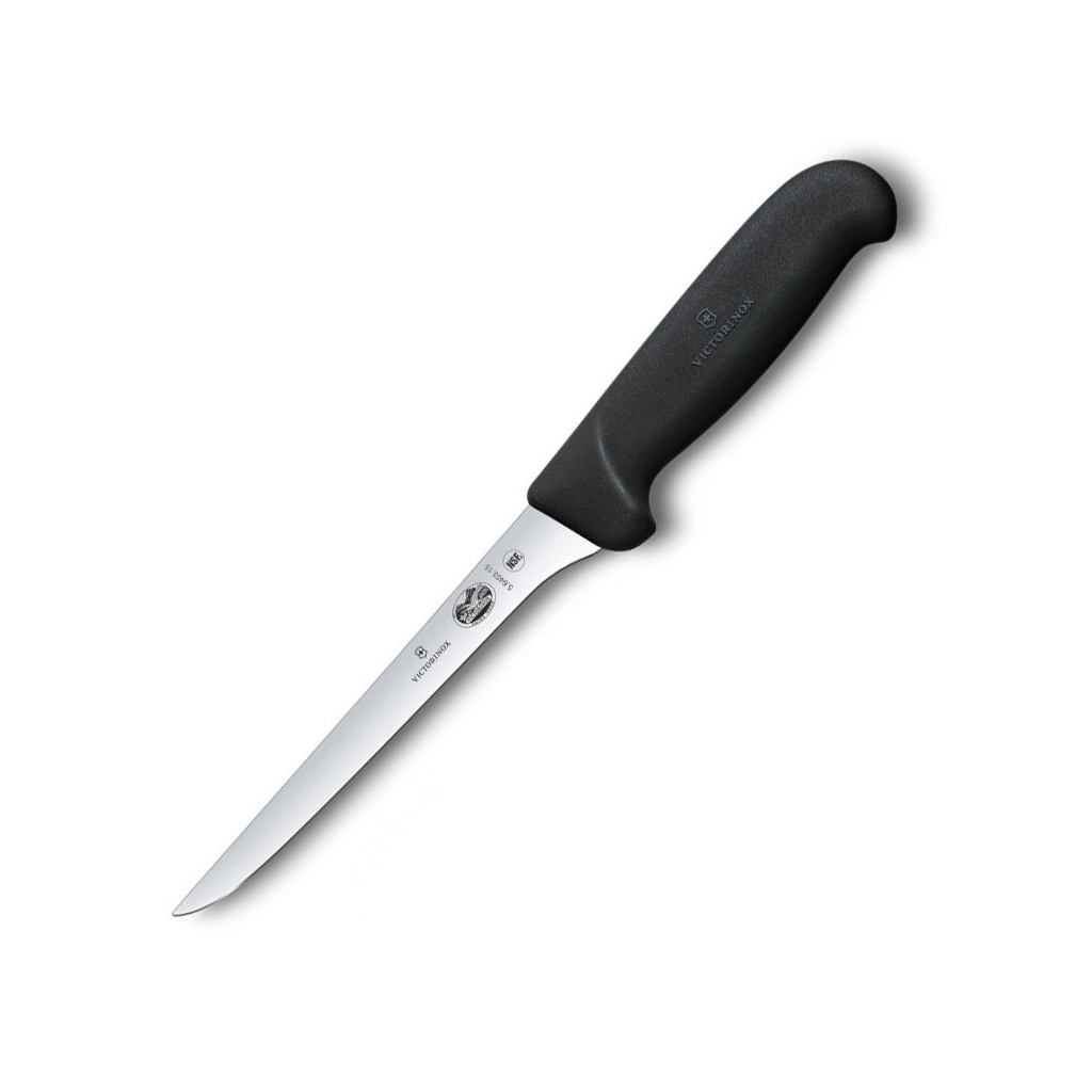 Кухонний ніж Victorinox Fibrox Boning 15см Boning Black (5.6403.15) - зображення 2