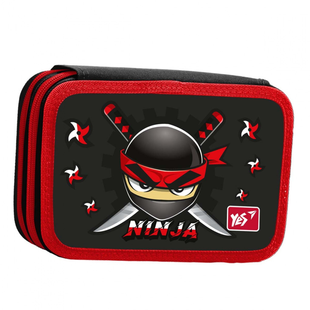 Пенал Yes HP-01 твердий подвійний Ninja (533391) - зображення 1