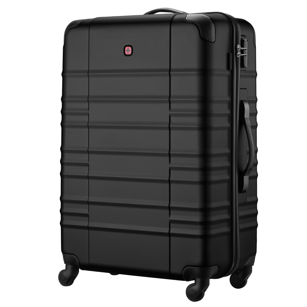 Валіза Wenger Amplar, велика, пластик, 4 колеса, чорна (653140) - зображення 2