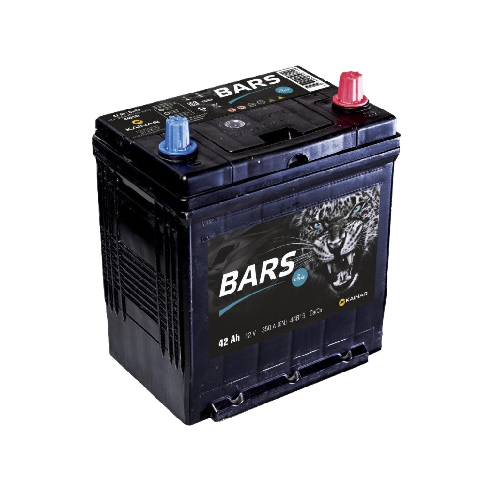 Акумулятор автомобільний Bars 42Ah ASIA Ев (-/+) (350EN) - зображення 1