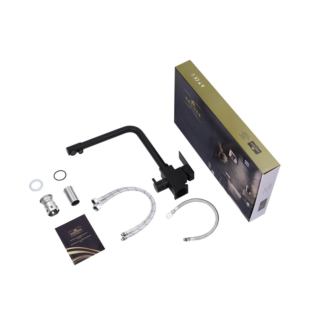 Змішувач Kroner Kubus-SCH03810 (CV027939) - зображення 8