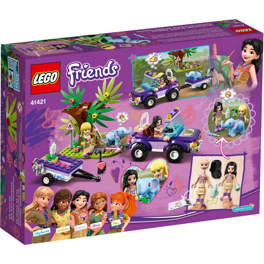 Конструктор LEGO Friends Джунглі: порятунок слоненяти 203 деталі (41421) - зображення 7