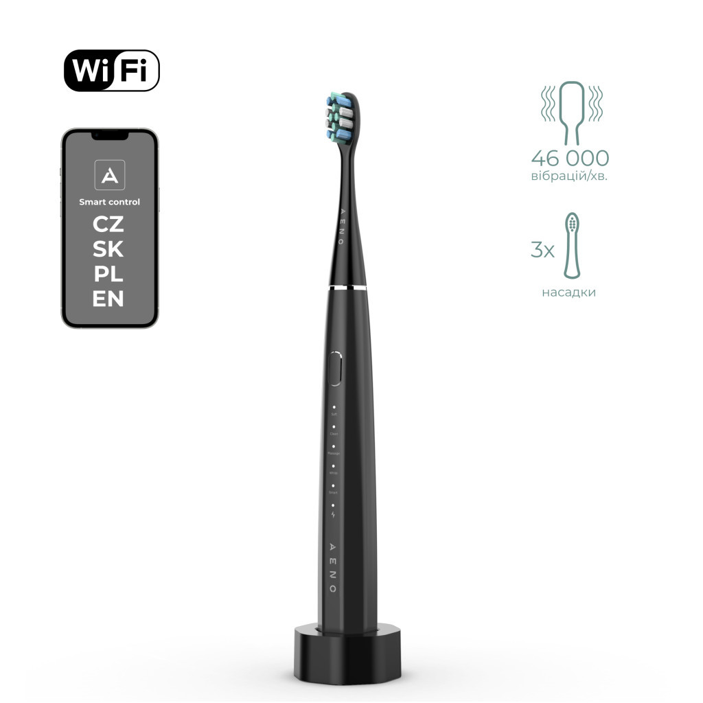 Електрична зубна щітка AENO ADB0002S - зображення 1