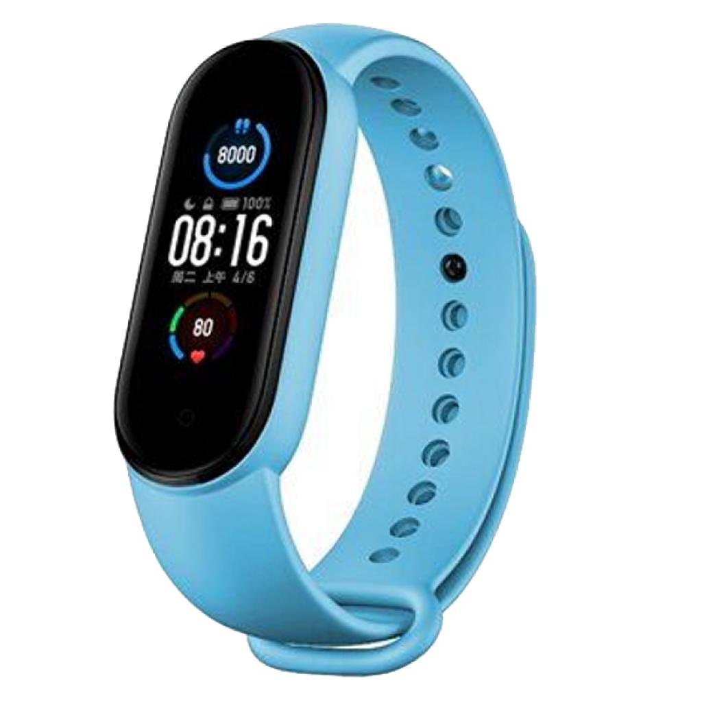 Ремінець до фітнес браслета Armorstandart Superhero Edition для Xiaomi Mi Band 5 Captain Marvel Blue (ARM57075) - зображення 2